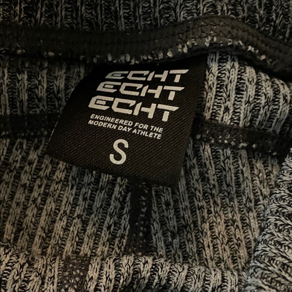 ECHT Ribbed Gray Leggings - Picture 2 of 7